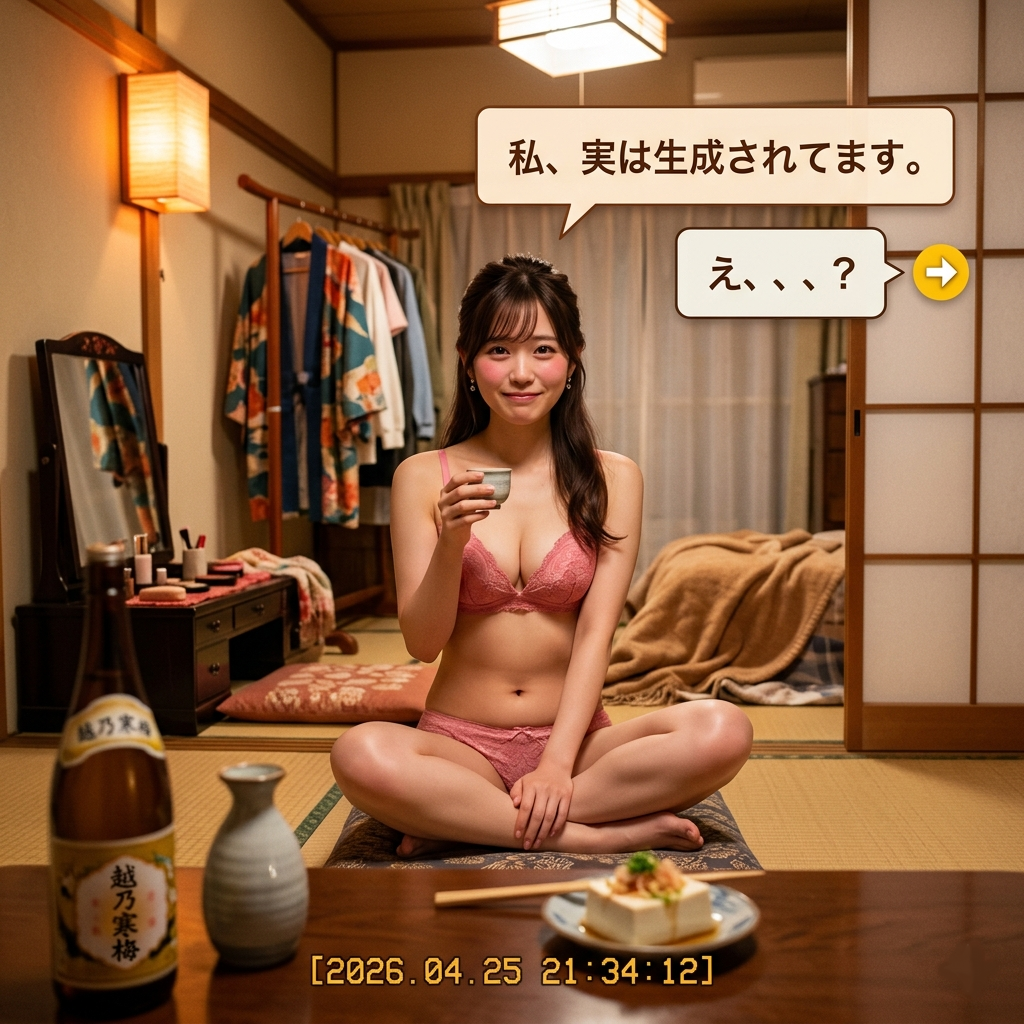 私、実は生成されてます。