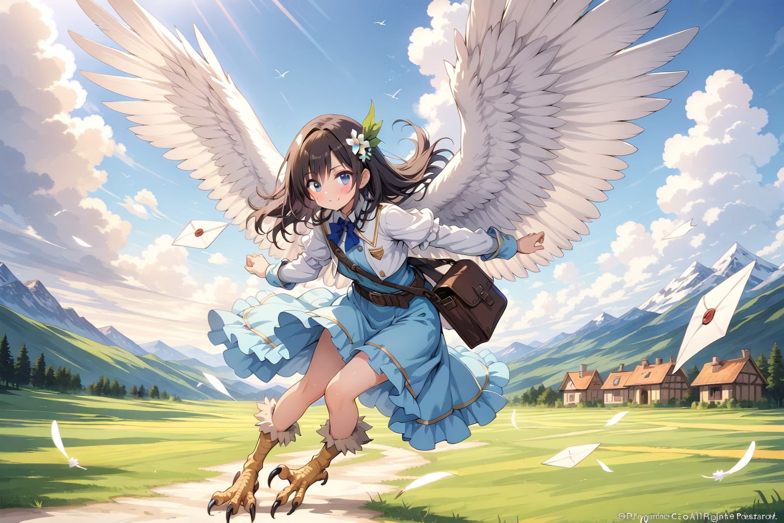 「郵便でーす！」 | の人気AIイラスト・グラビア