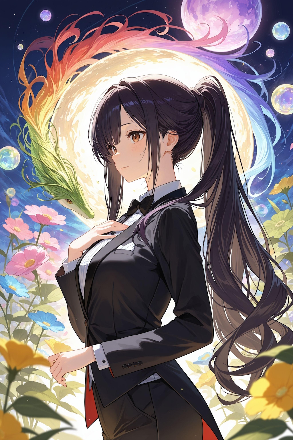 タキシード女子