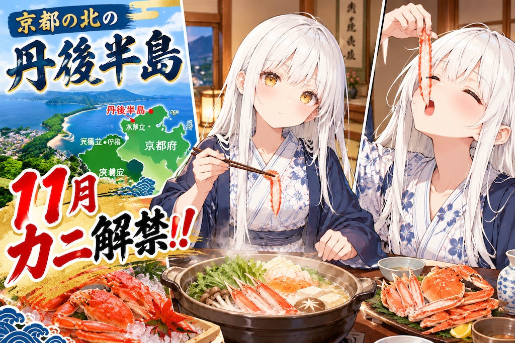 【もうすぐ】京都のカニ【くえるんだな】