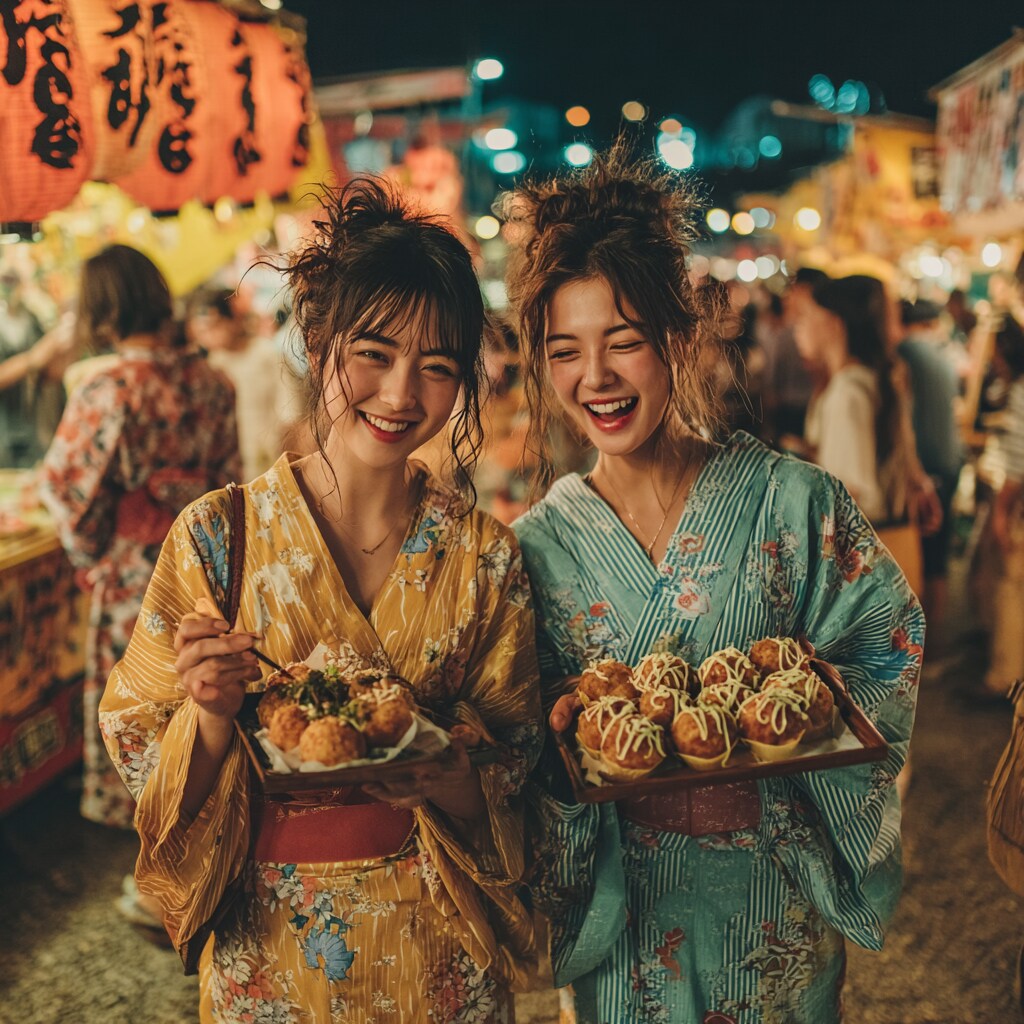 祭りのたこ焼き