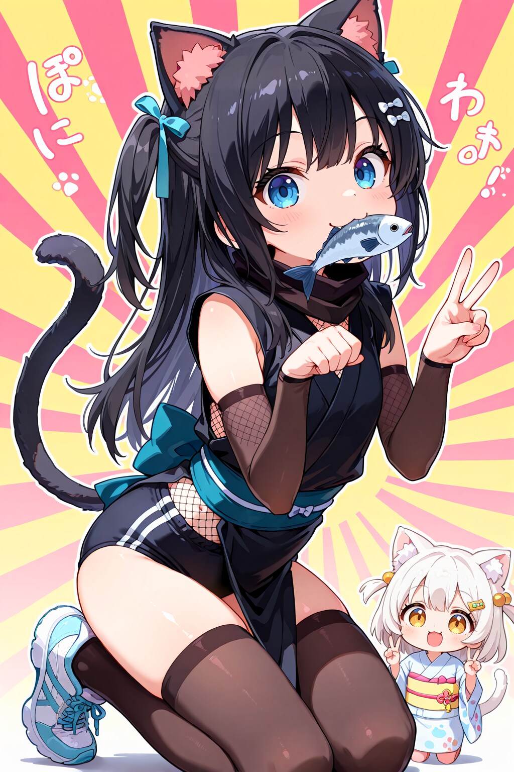cyan motoさんちのナルヨちゃんをお望み通りネコミミにしていくぅ～！