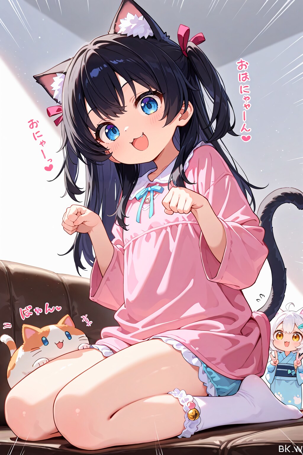 cyan motoさんちのナルヨちゃんをお望み通りネコミミにしていくぅ～！