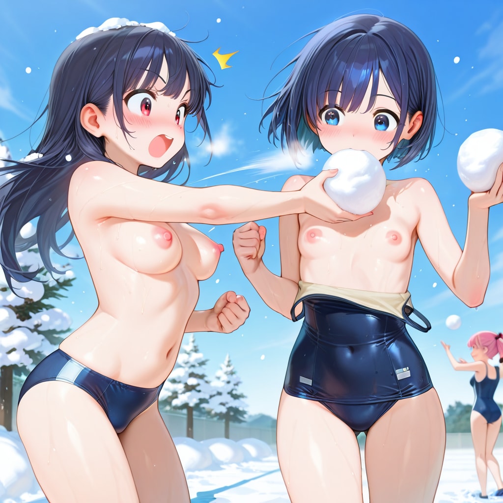 雪がー！