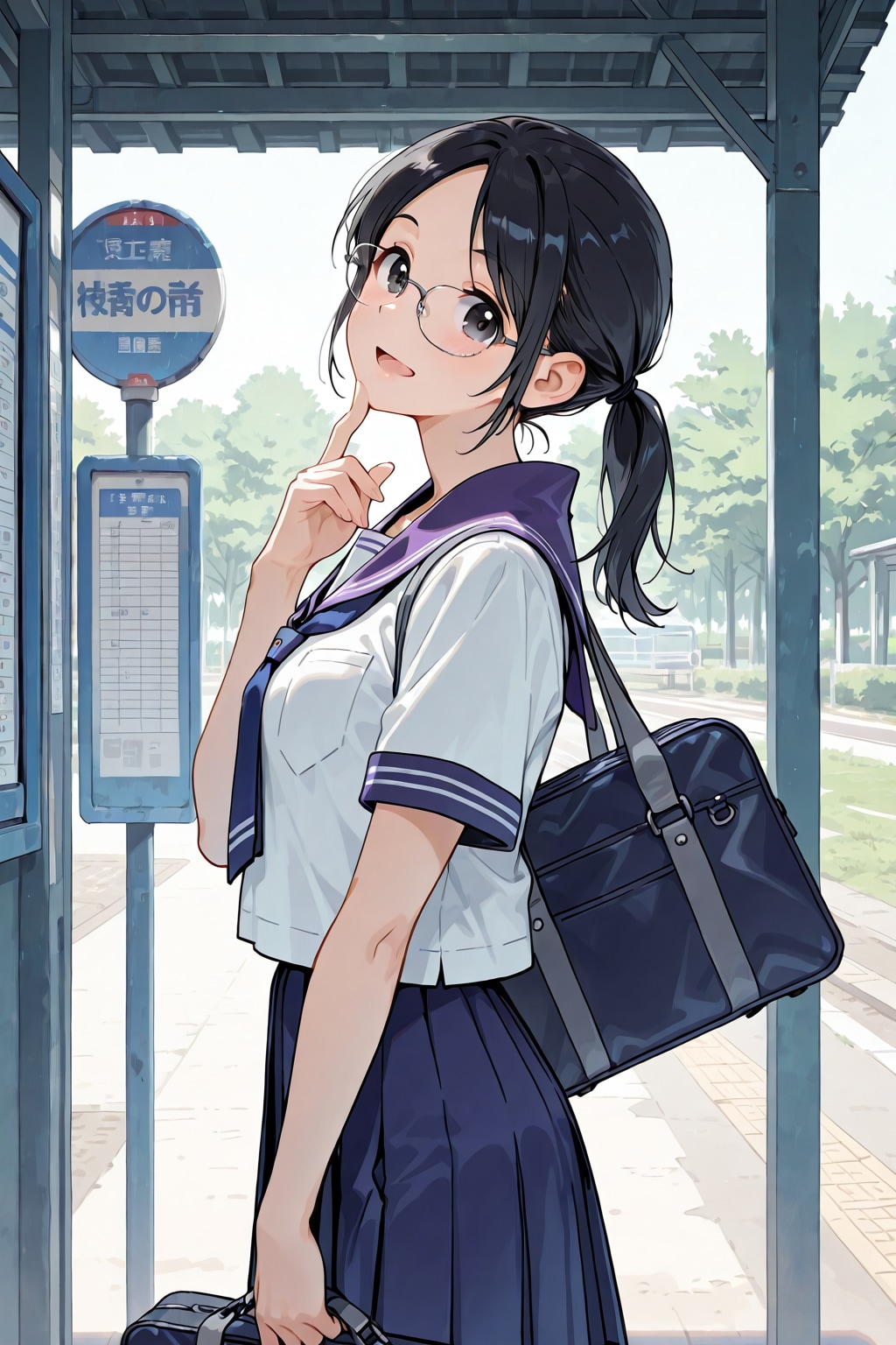 眼鏡×公立ダサ制服女子２５