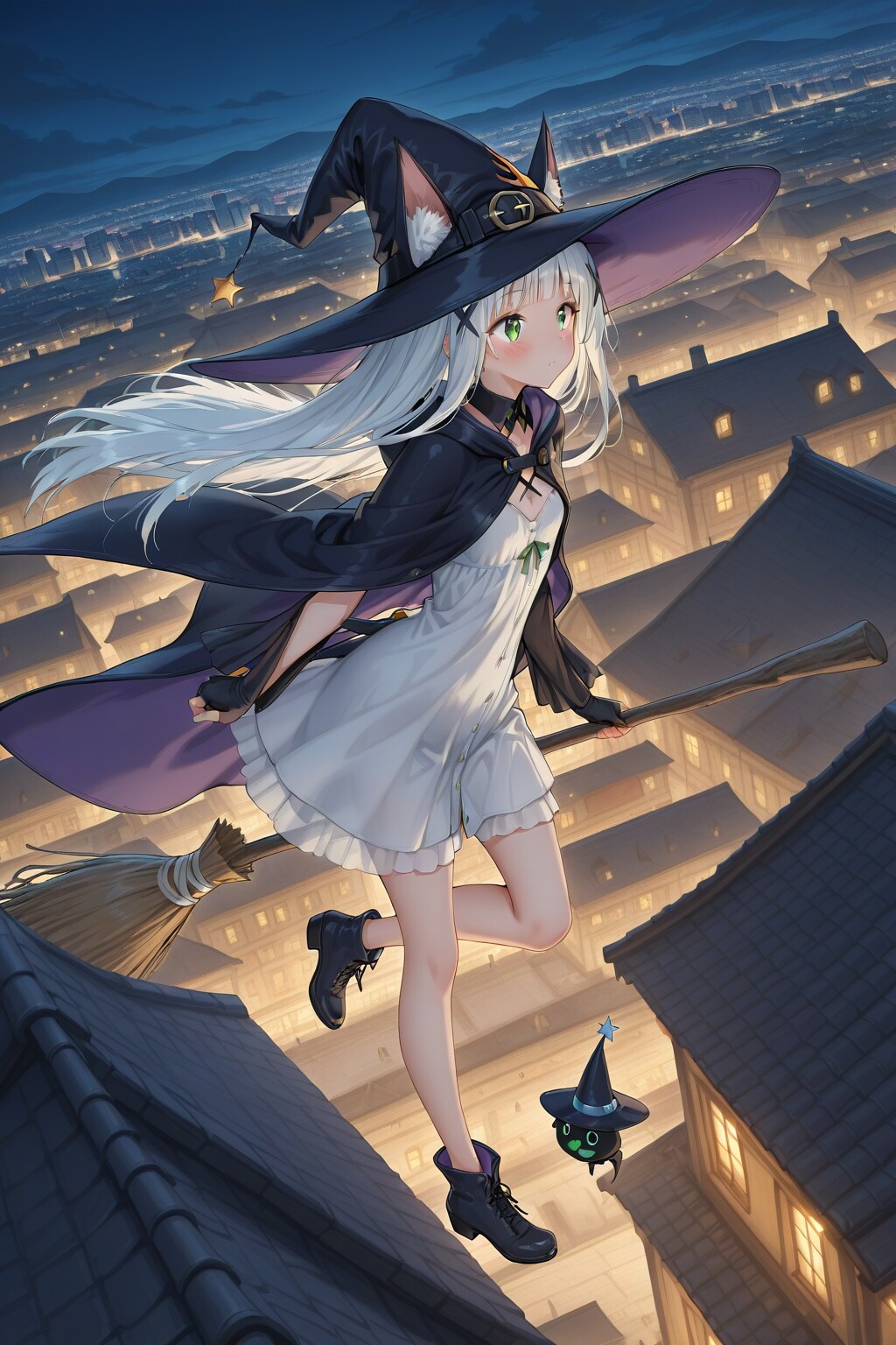 QILIN. Fliyng little witch