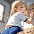 体育倉庫で中〇しされるちっぱいちゃん 3枚目