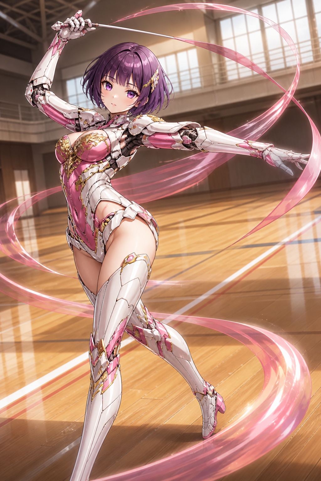 メカ娘の新体操部員