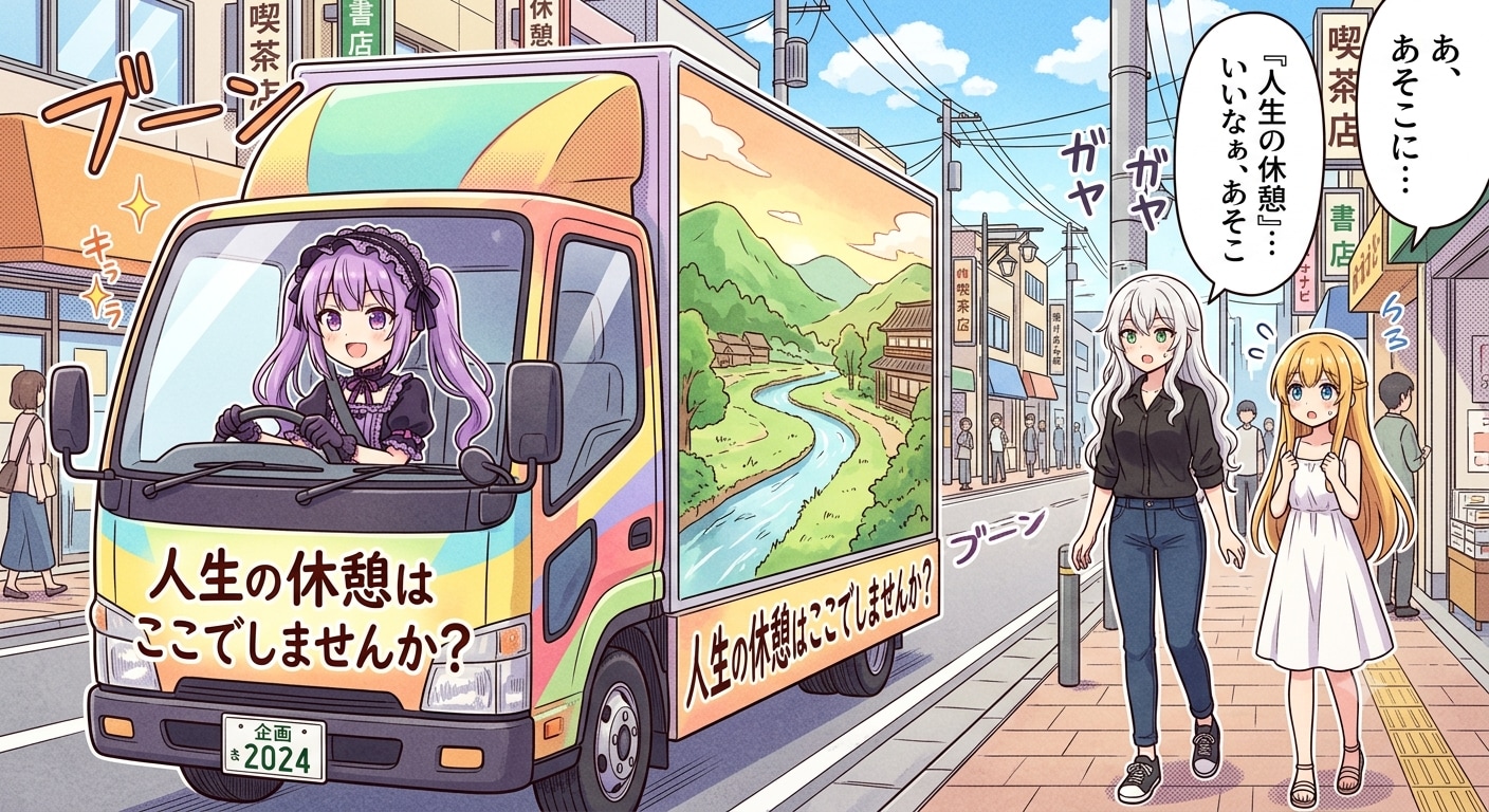 観光地を宣伝する企画娘