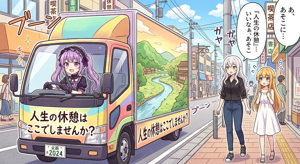 観光地を宣伝する企画娘