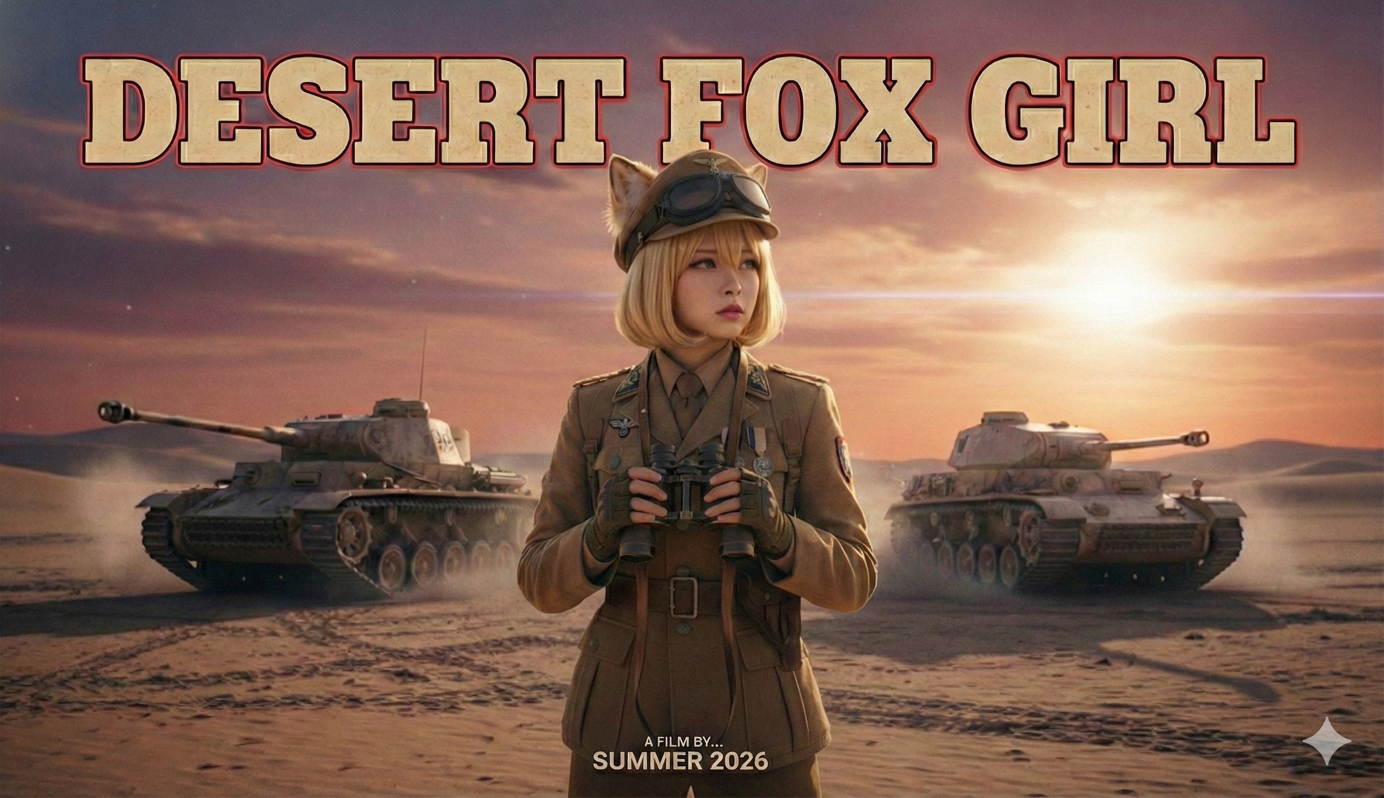 劇場版「砂漠のキツネ娘」 | の人気AIイラスト・グラビア