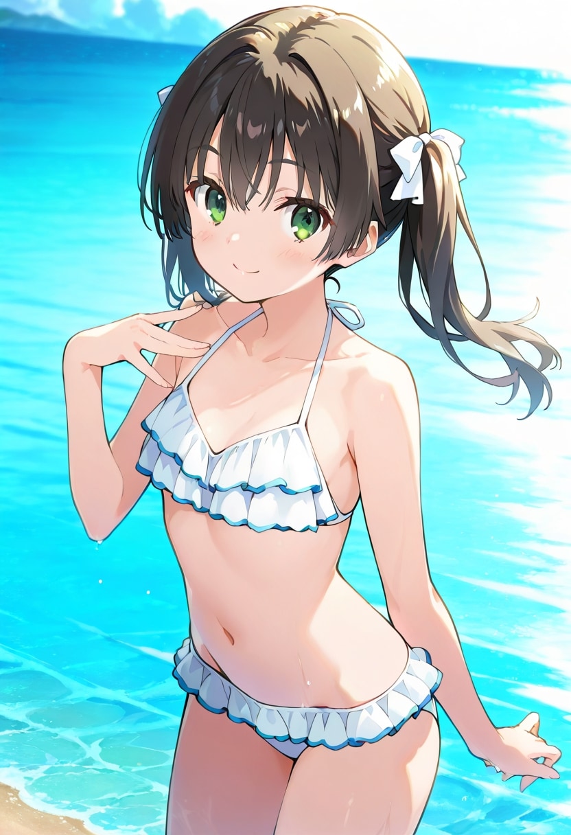 水着女子