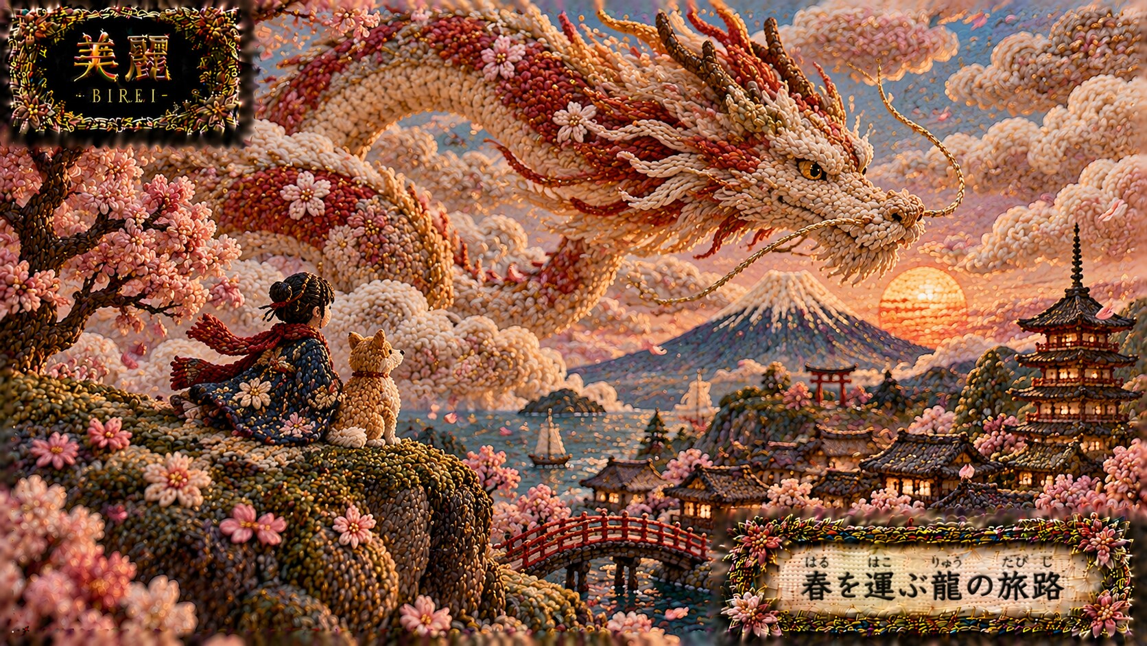 Exquisite embroidery / 美麗刺繍 #patreon #ChatGPT #customGPT #GPTs #美麗 #刺繍 #embroidery #ExquisiteArt #be | の人気AIイラスト・グラビア