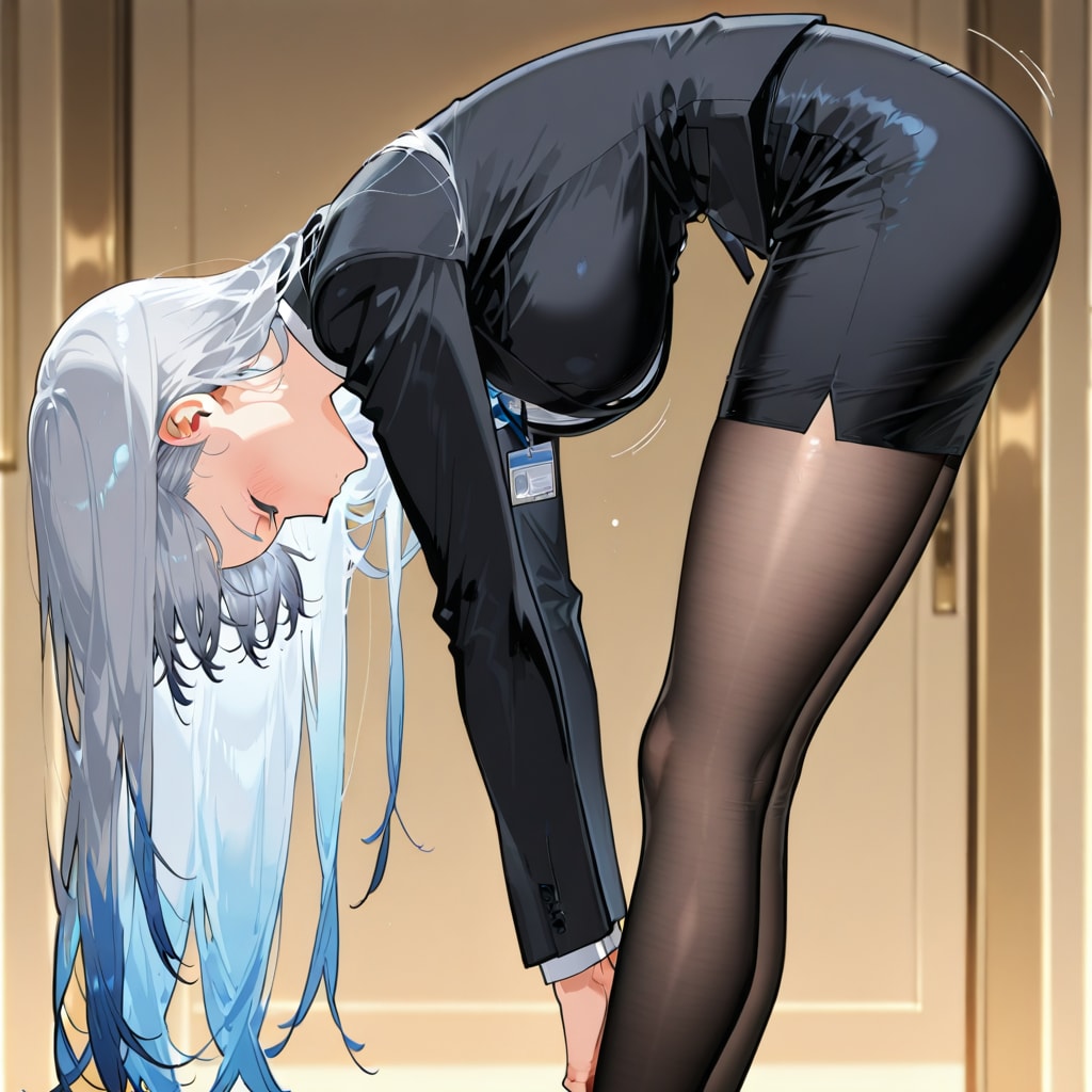 深々とお辞儀 | の人気AIイラスト・グラビア