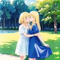 公園水彩画 5枚目