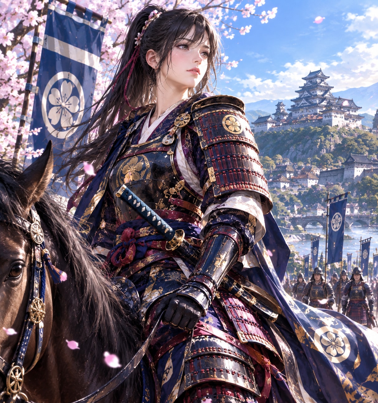 女性武将 | の人気AIイラスト・グラビア