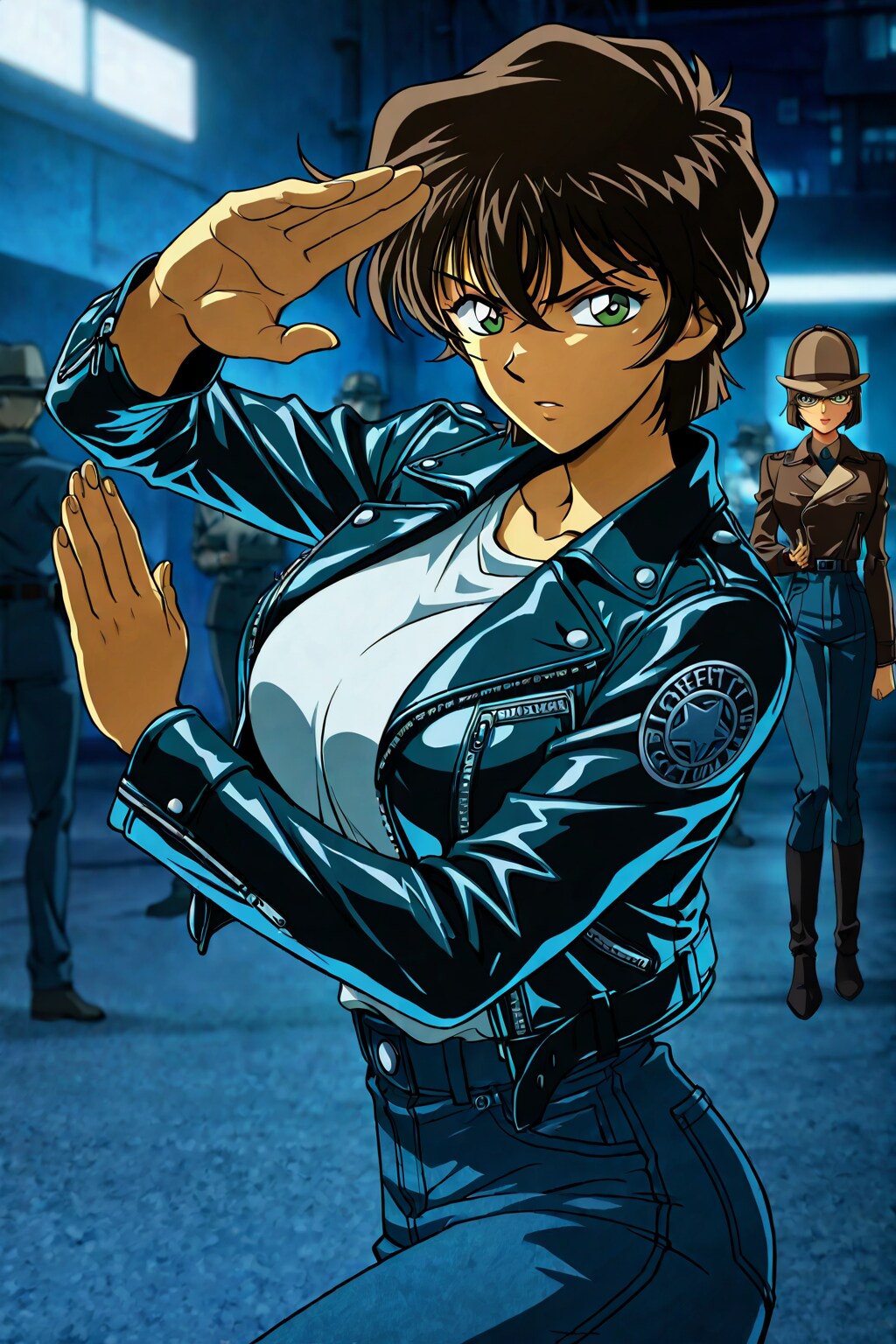 犯人と遭遇な大人な世良真純(髪型失敗して大人すぎた💦)