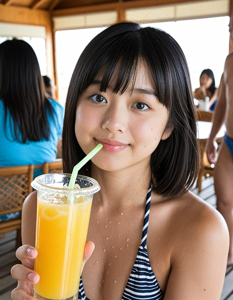 海を楽しむ美少女_57