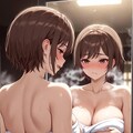 鏡に映る自分 4枚目