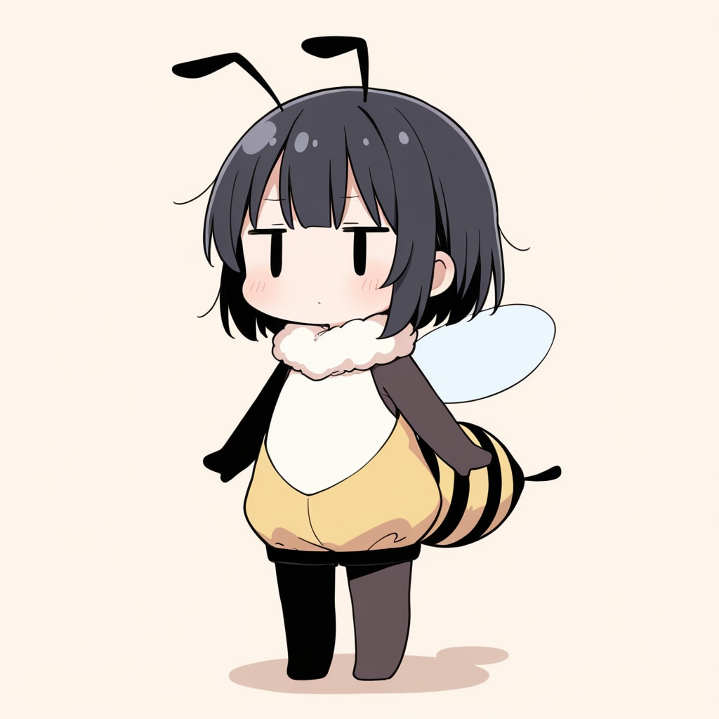 着ぐるみ着せ替え（ミツバチ）