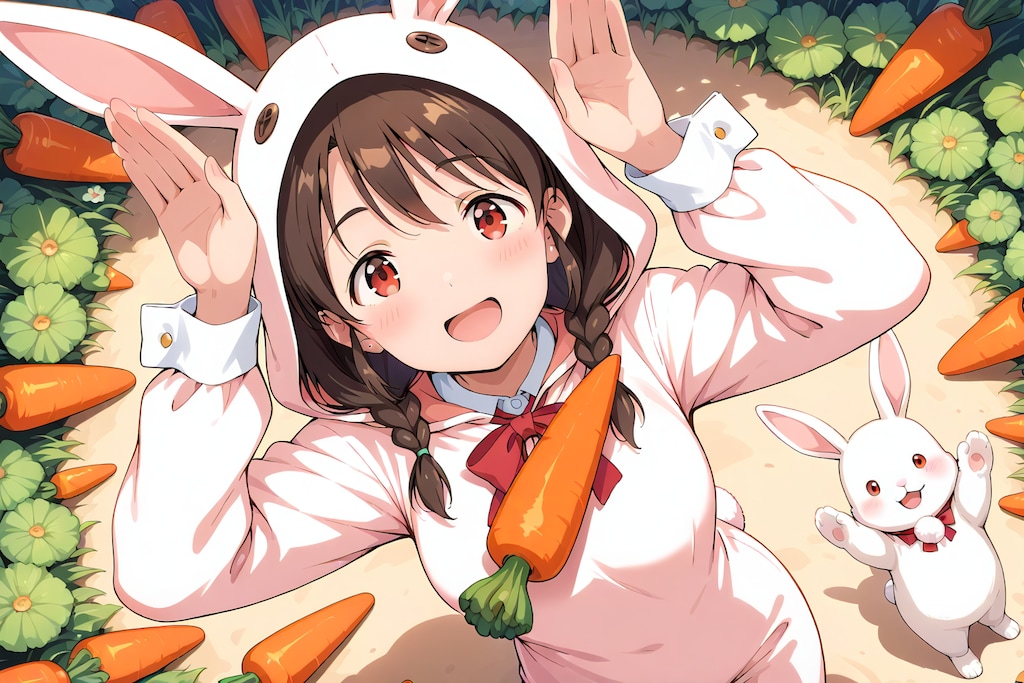 うさぎのコスプレ（モデル: HARPY）