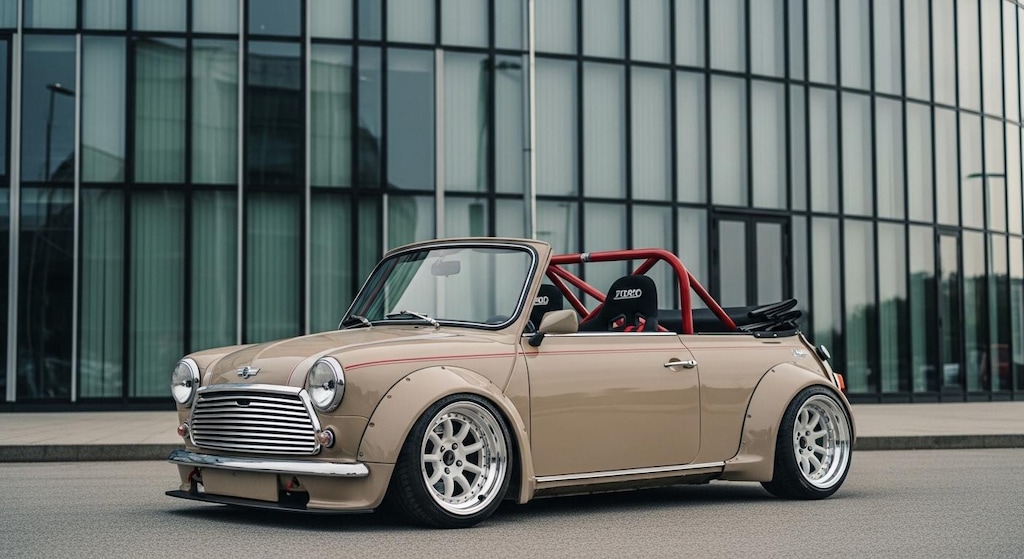 ミニクーパーオープンカー
