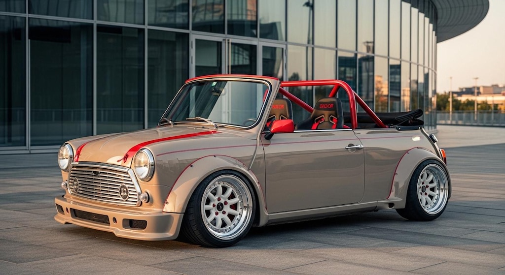 ミニクーパーオープンカー