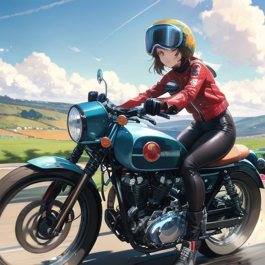 バイク好き彼女