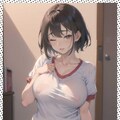 巨乳体操服・パイズリ　 Big breasts gym clothes・titty fuck 8枚目