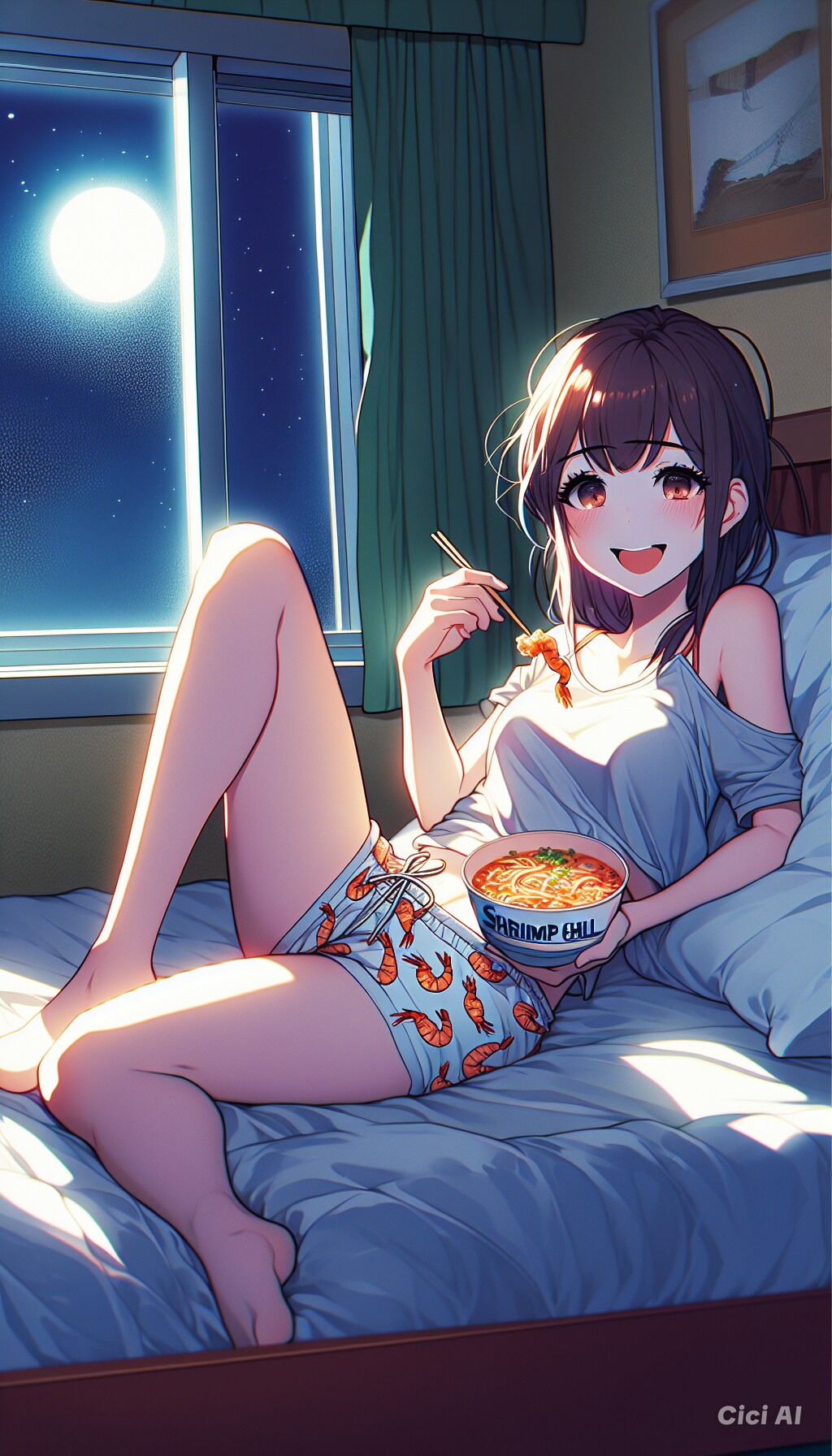 ホテルのベッドで💕