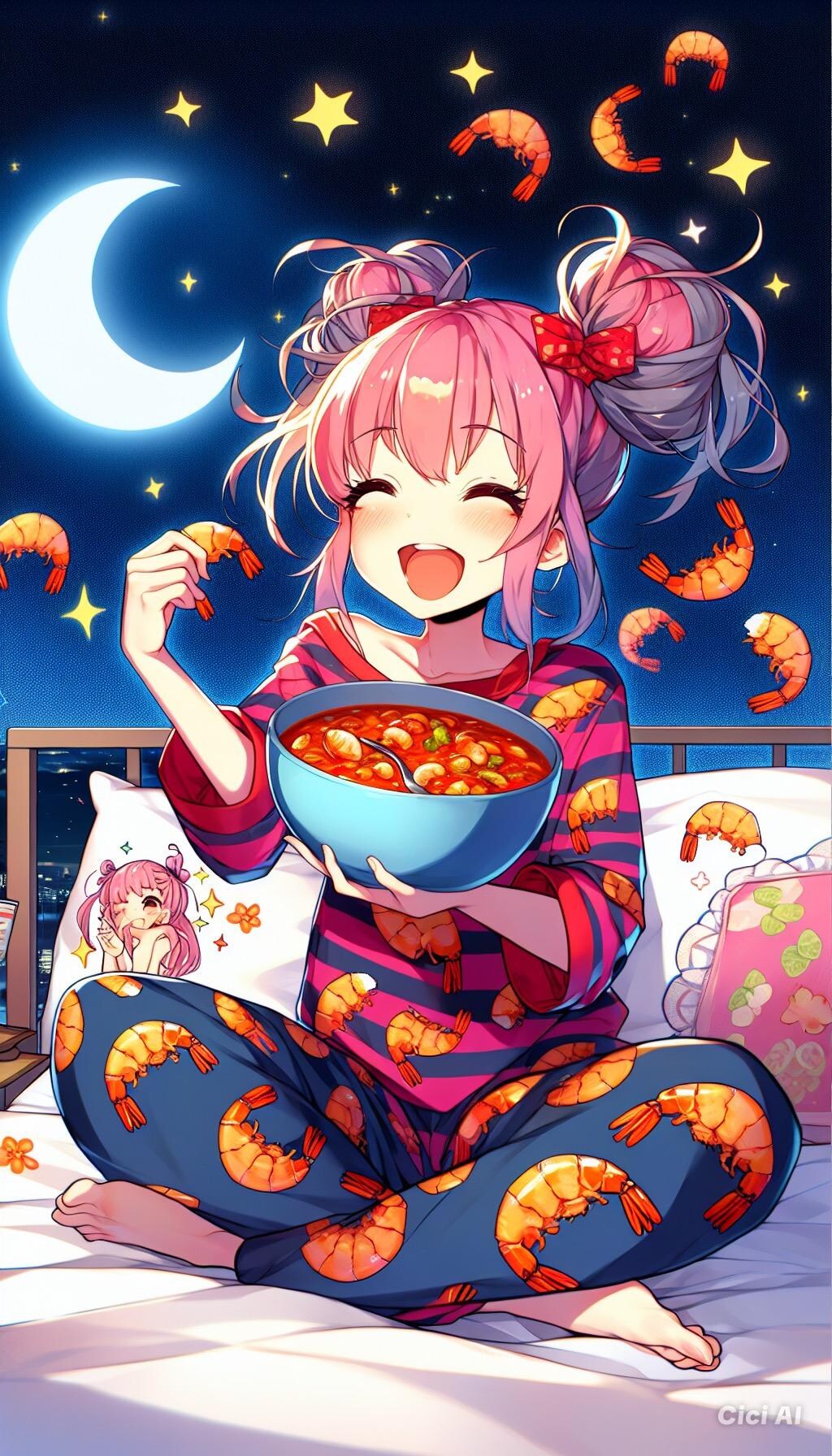 ホテルのベッドで💕