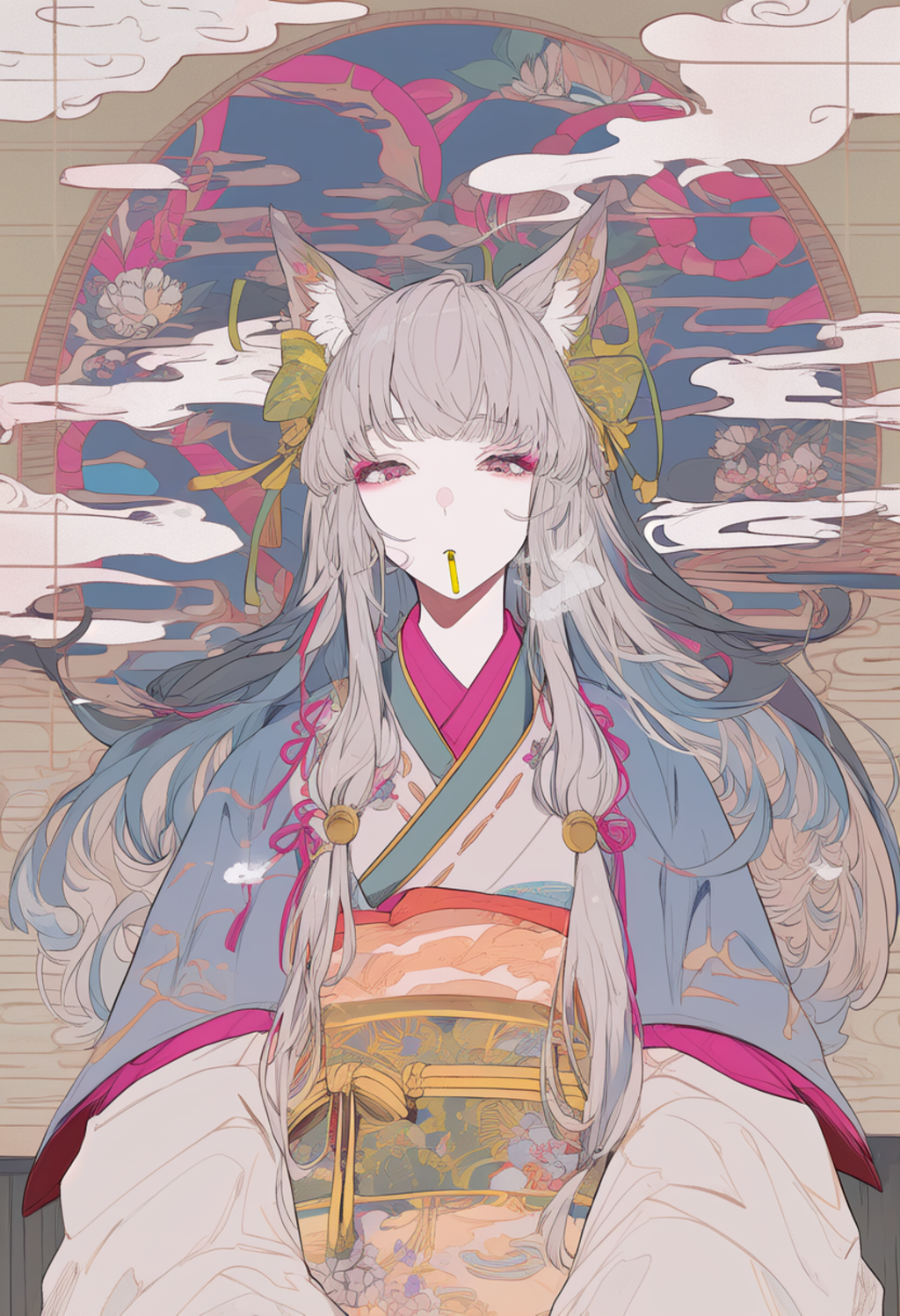 愛煙家和装狼さん