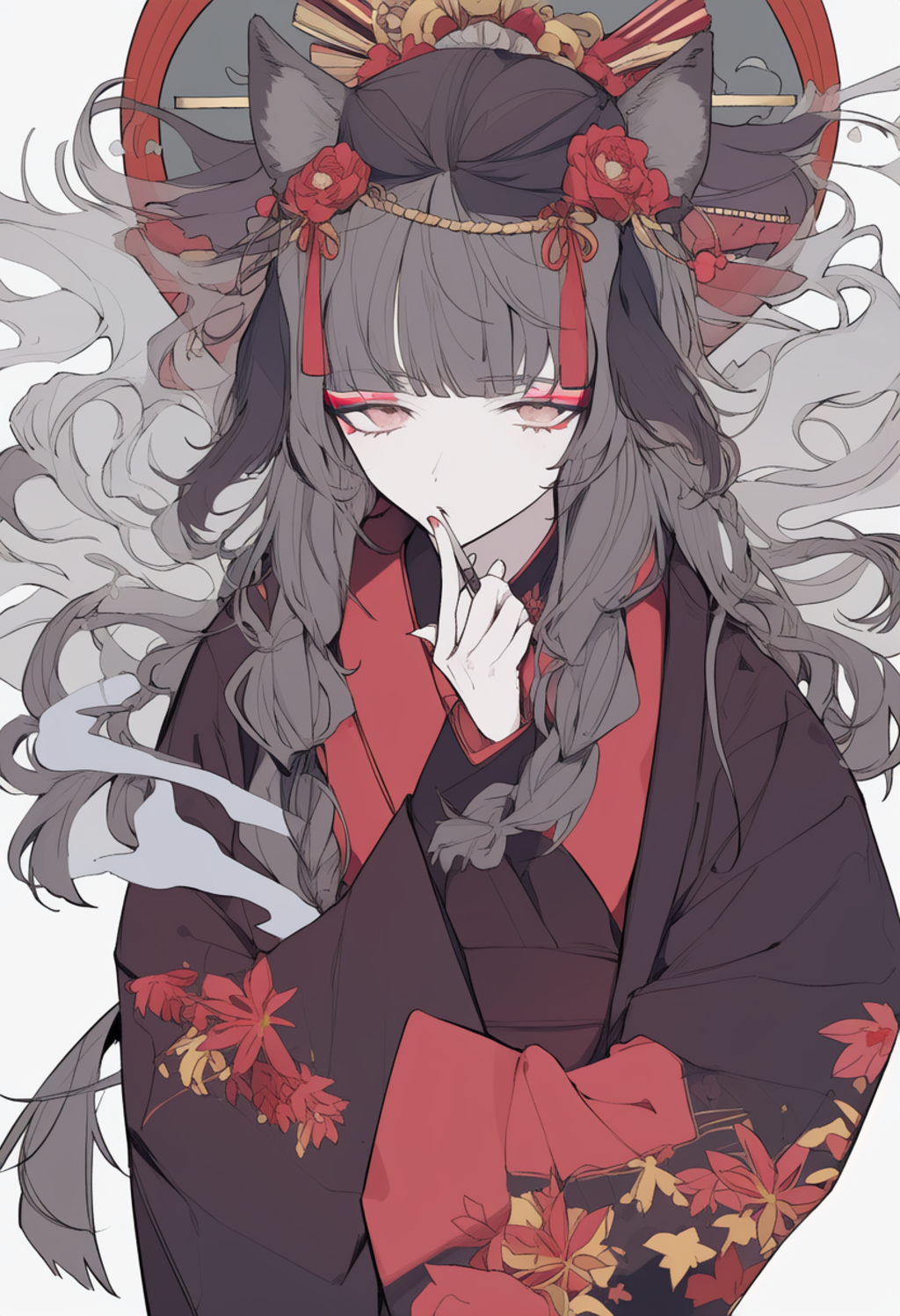 愛煙家和装狼さん