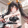 バイクに座る 10枚目