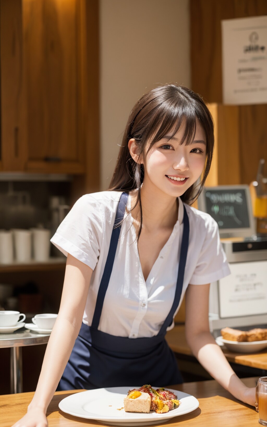 カフェのお姉さん