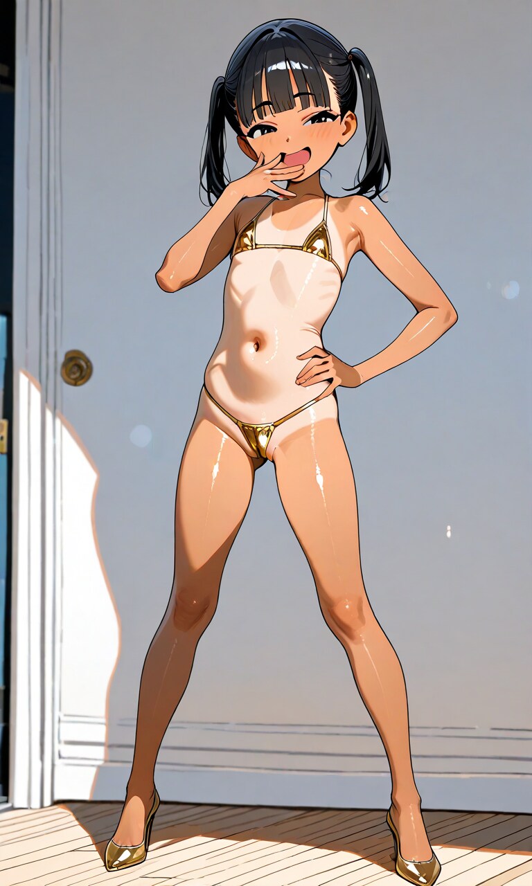 もしかして見とれてるぅ～？