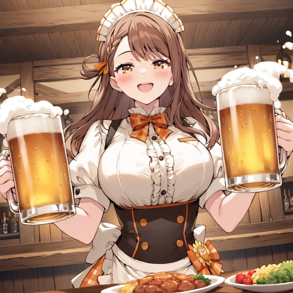 ディアンドル給仕 | の人気AIイラスト・グラビア