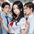 触られる女性 7枚目