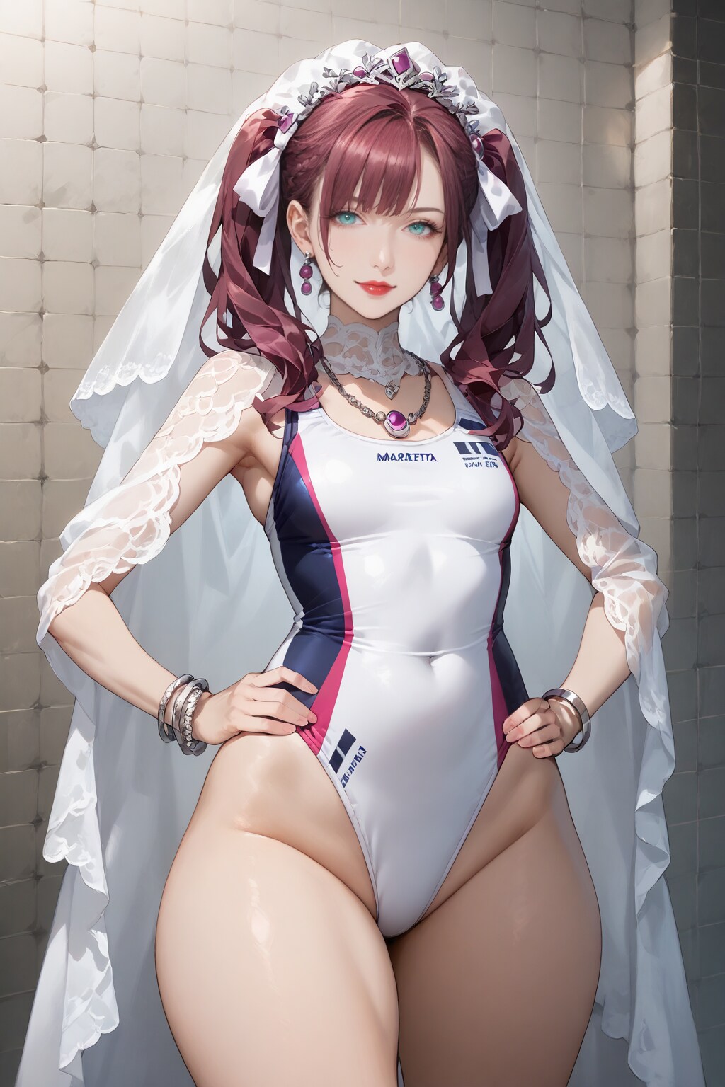 ウェディング競泳水着_ver.1