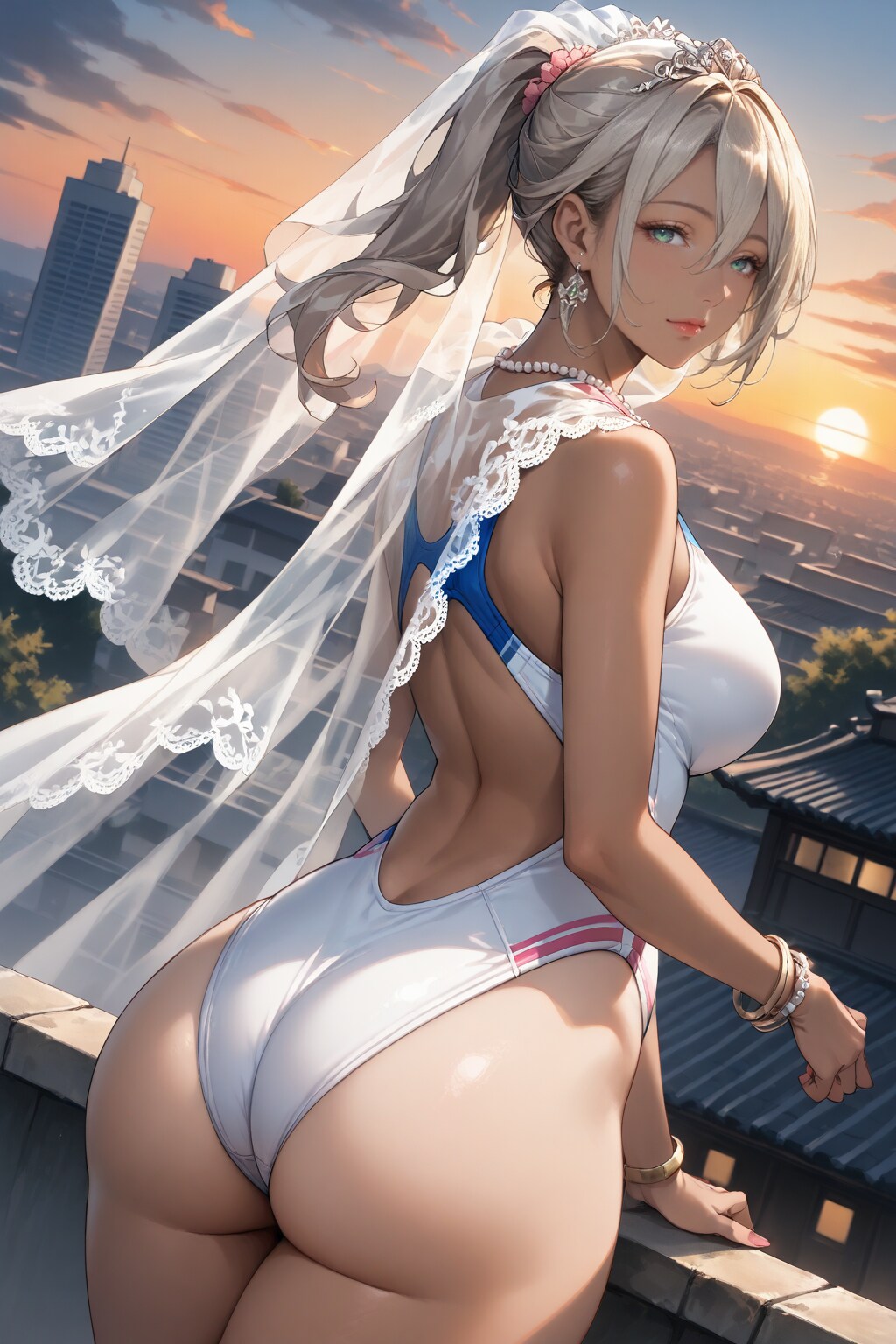 ウェディング競泳水着_ver.1