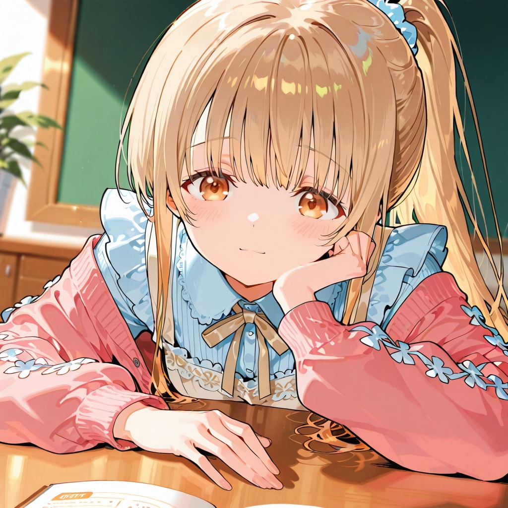 妖精なエプロンで春色コーデな天使様