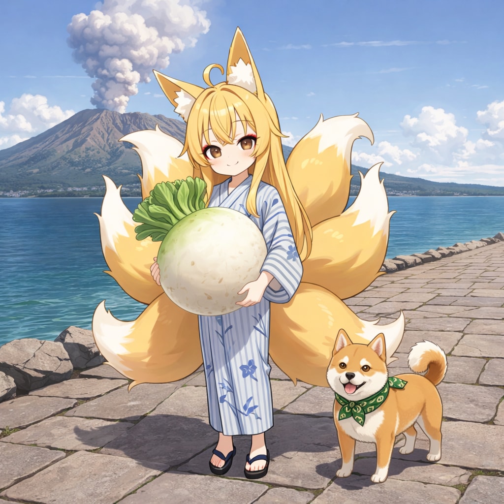 1/12　桜島の日 | の人気AIイラスト・グラビア