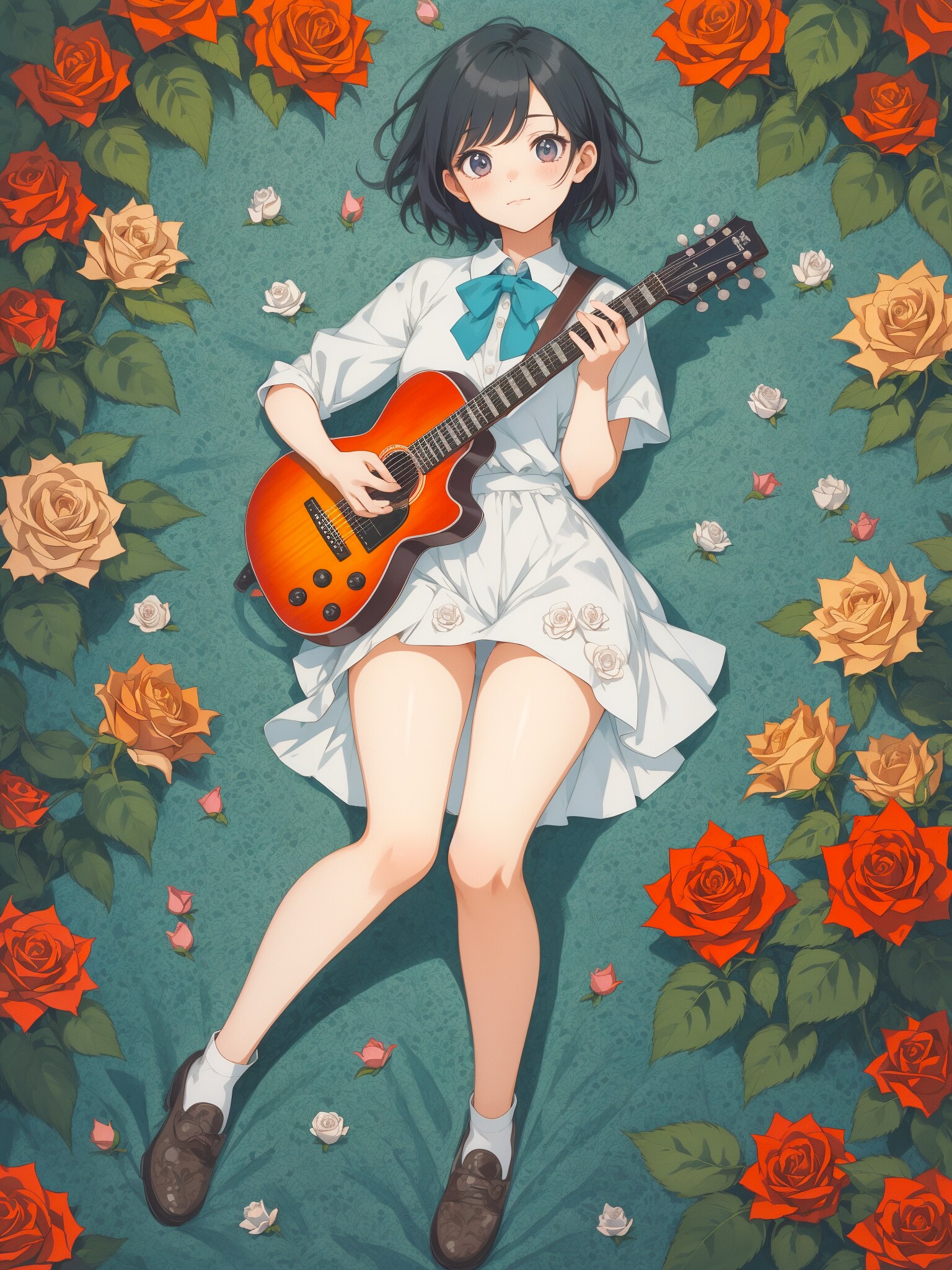 guitar girl | の人気AIイラスト・グラビア