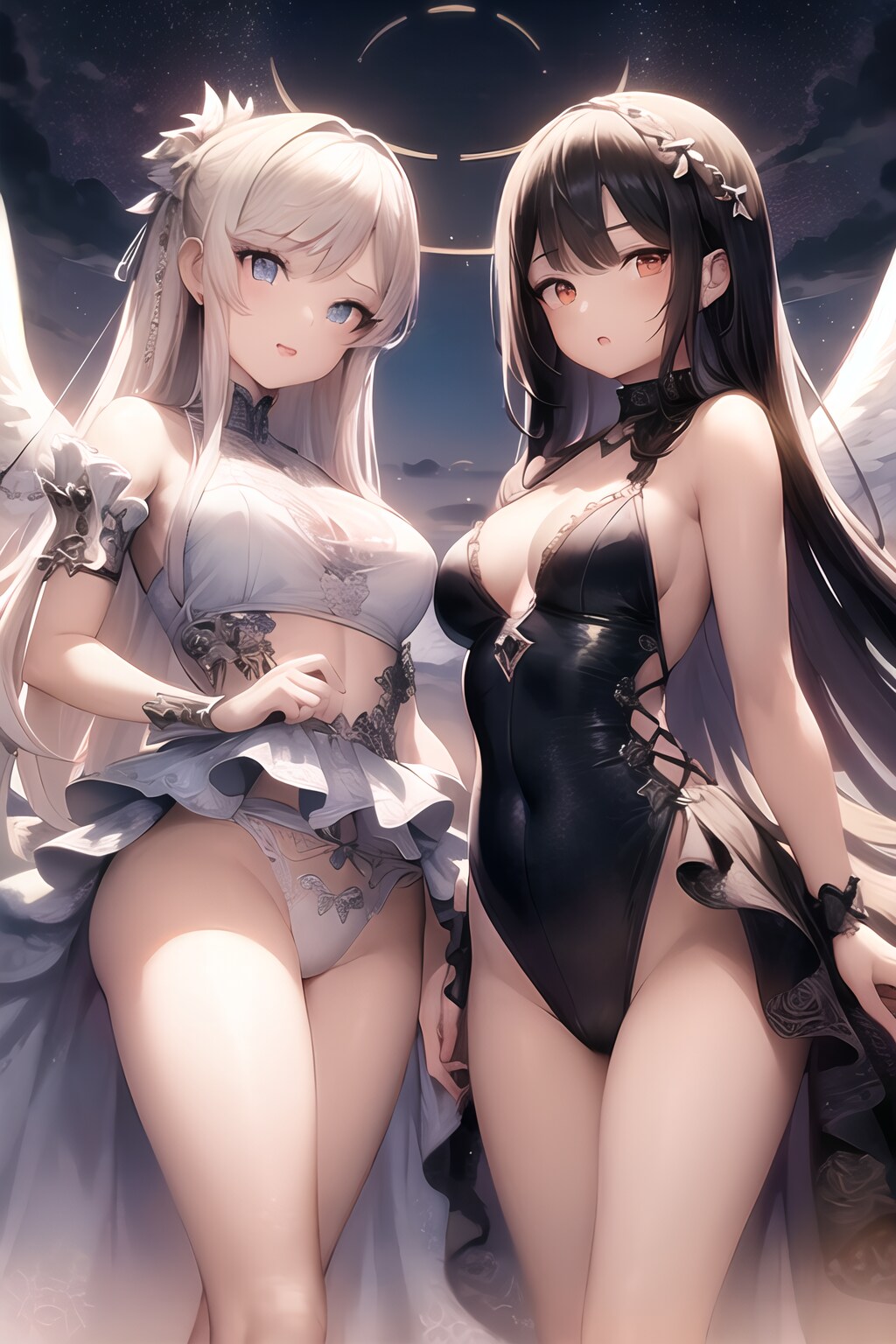 白い天使と黒い天使