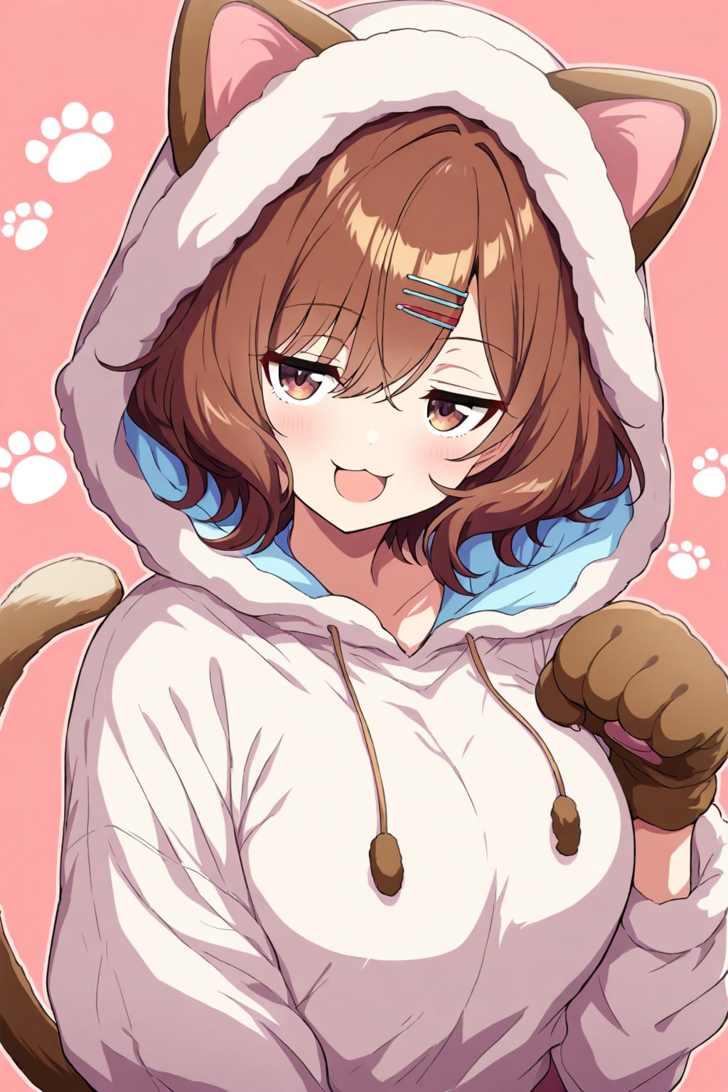 ネコ耳パーカー