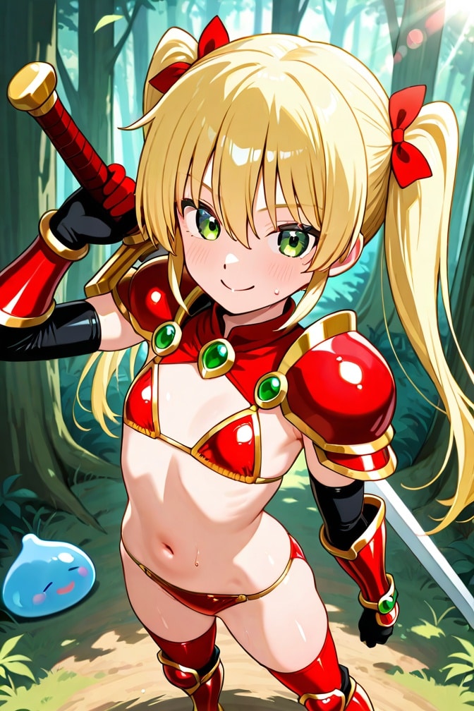 ハヤテのごとく　三千院ナギ　ビキニアーマー