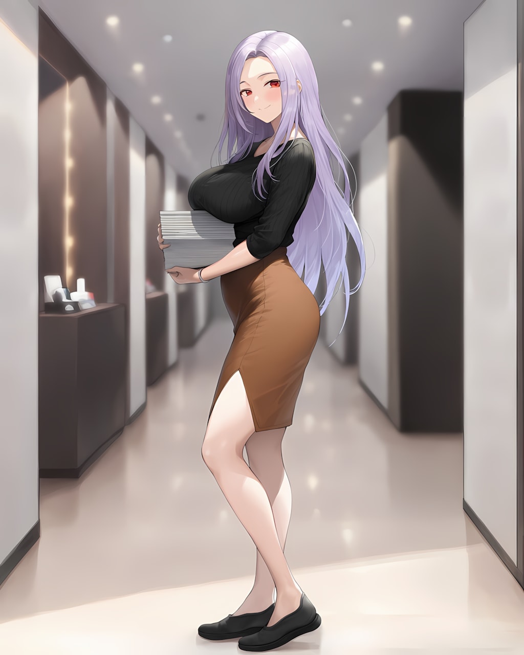 廊下で見かけた美しい姿…ネイリストミレナの午後ひと時👠✨