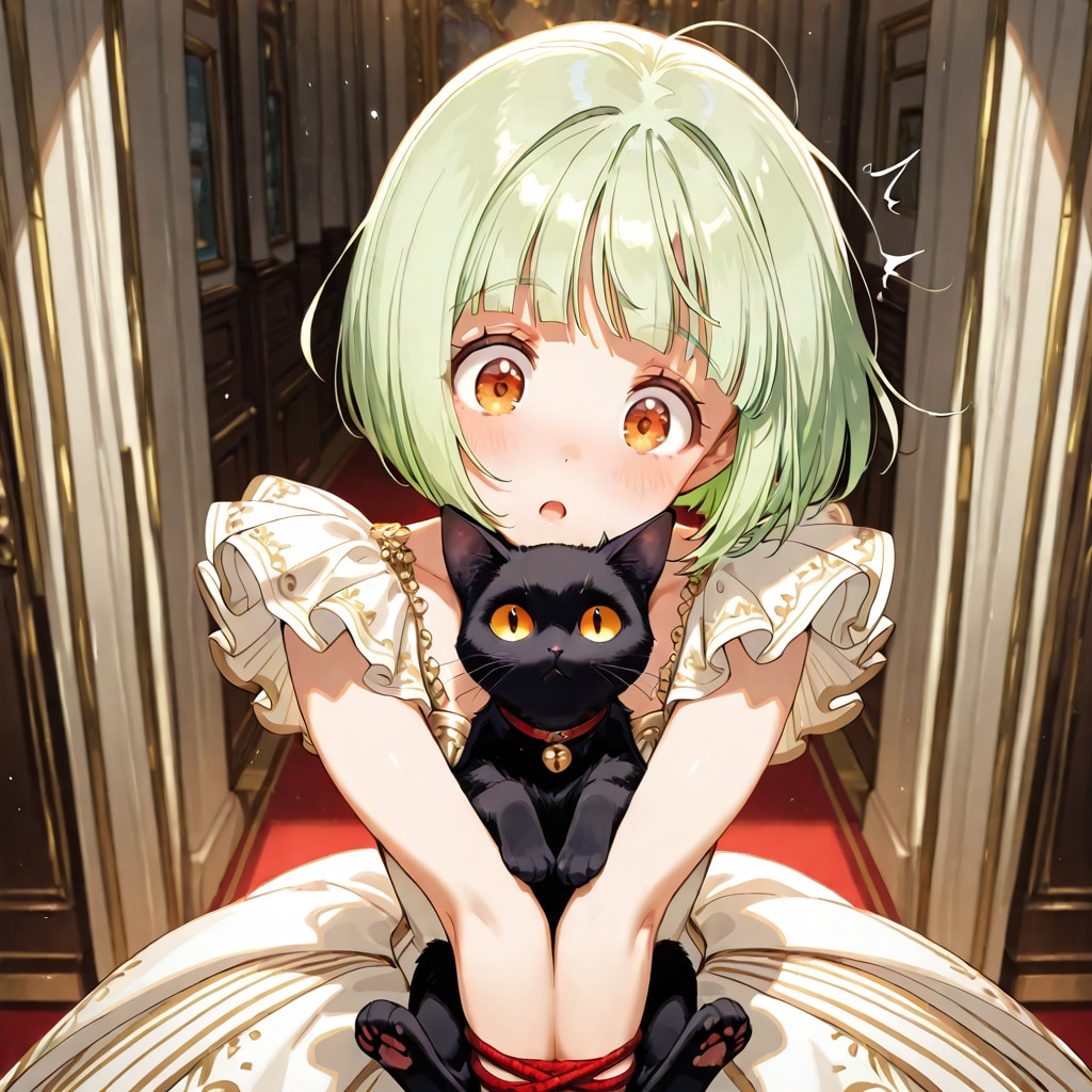 トーリちゃん、腕を縛られる