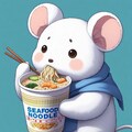 ねずみくんのSEAFOOD NOODLEチャレンジ 4枚目