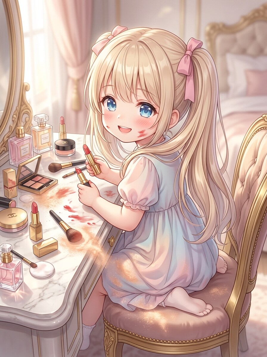 ママの宝物、ぜんぶ使っちゃった！